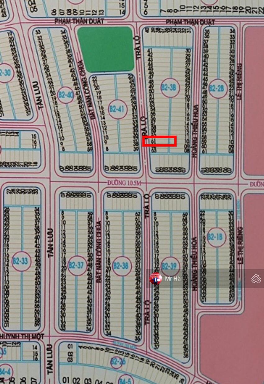Bán Lô Đất Biển Tân Trà Đường Trà Lộ Đà Nẵng, 105.5m²