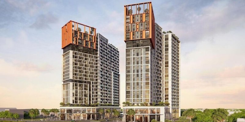 Tòa căn hộ Cora Tower trong khu Sun NeO City